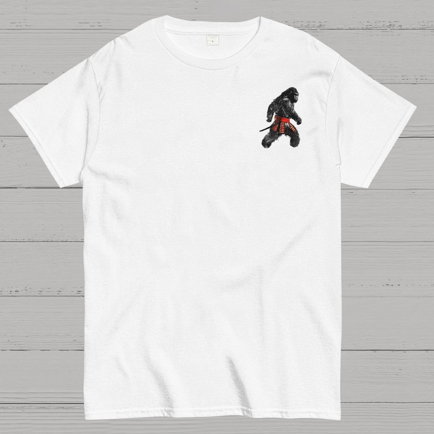 Funny Samurai Ukiyo-e Vintage Graphic Geek T-Shirt