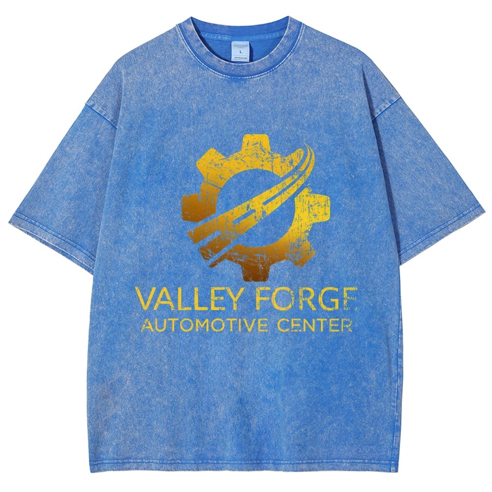 Funny Valley Forge Automotive Vintage Distressed T-shirt