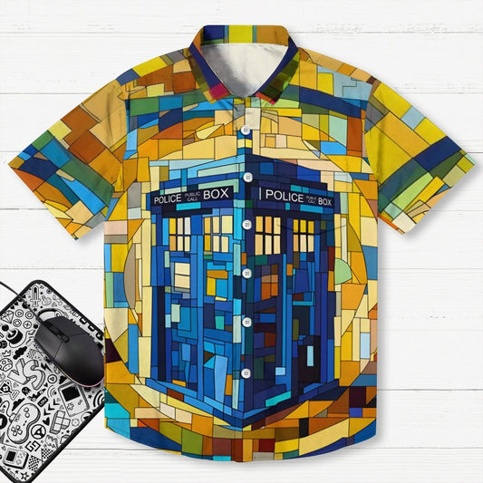 Cubist Time And Space Geek Hawaiian Shirt