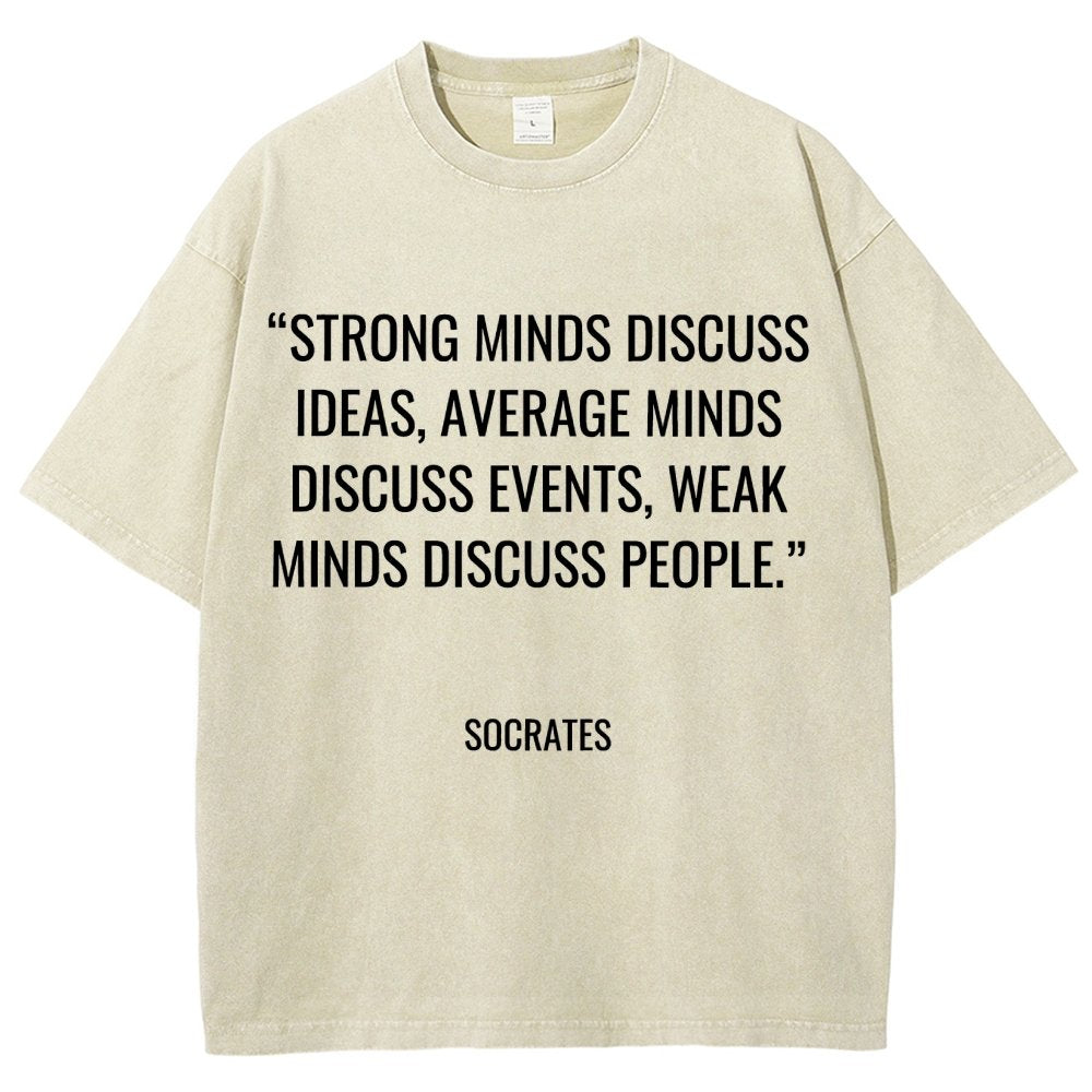 Socrates Quotes Vintage Distressed T-shirt