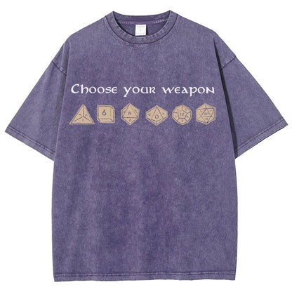 Choose your weapon Vintage Distressed T-shirt