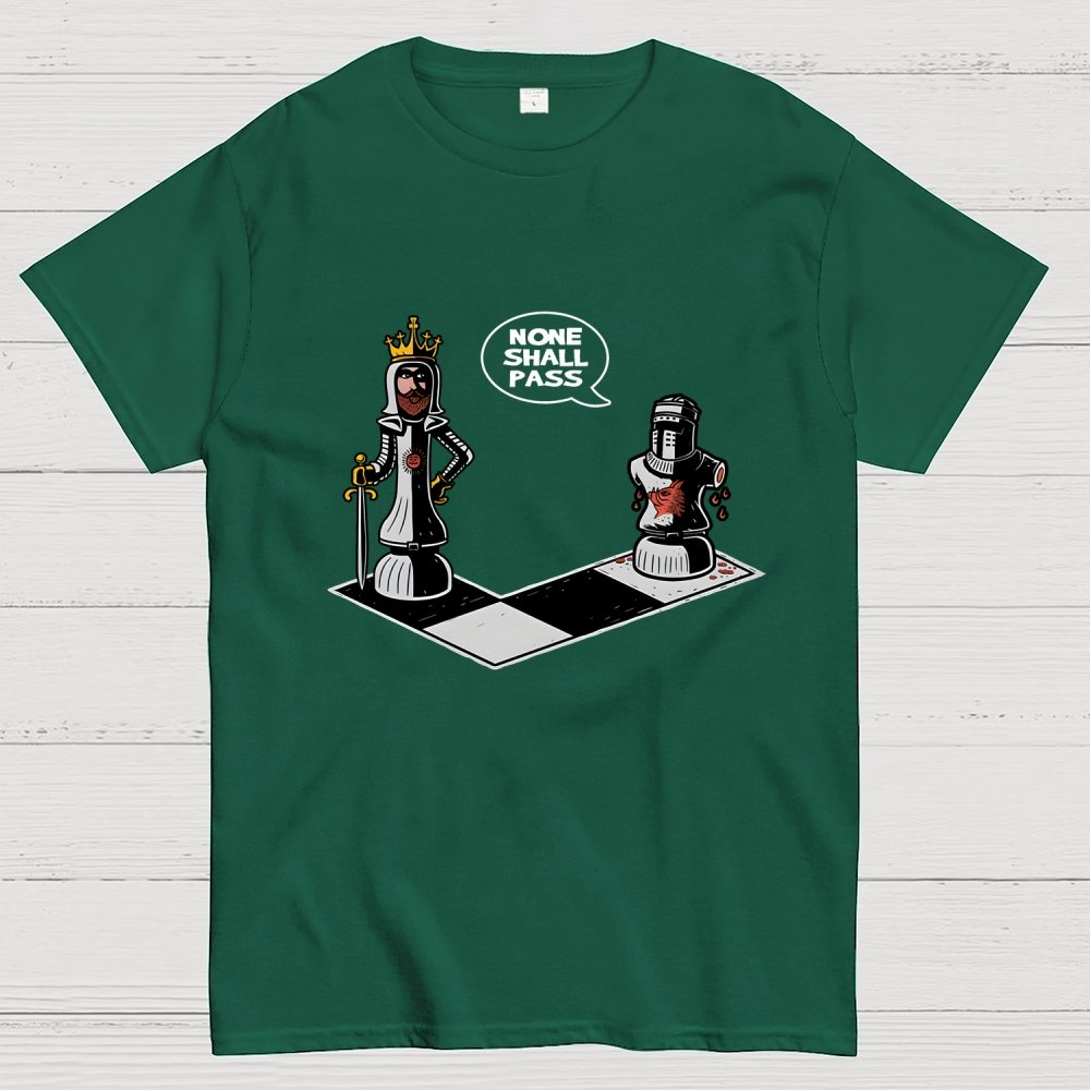 Black Knight Check Geek T-Shirt