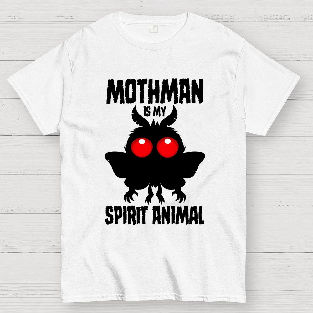 Mothman Is My Spirit Animal Dark Geek T-Shirt