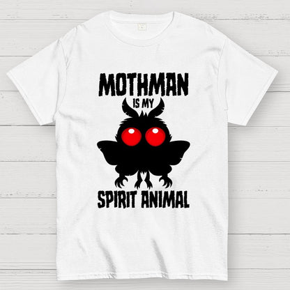 Mothman Is My Spirit Animal Dark Geek T-Shirt