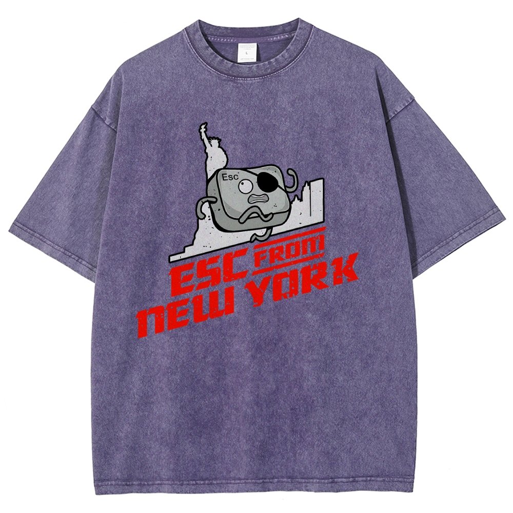 Esc from New Town Vintage Distressed T-shirt