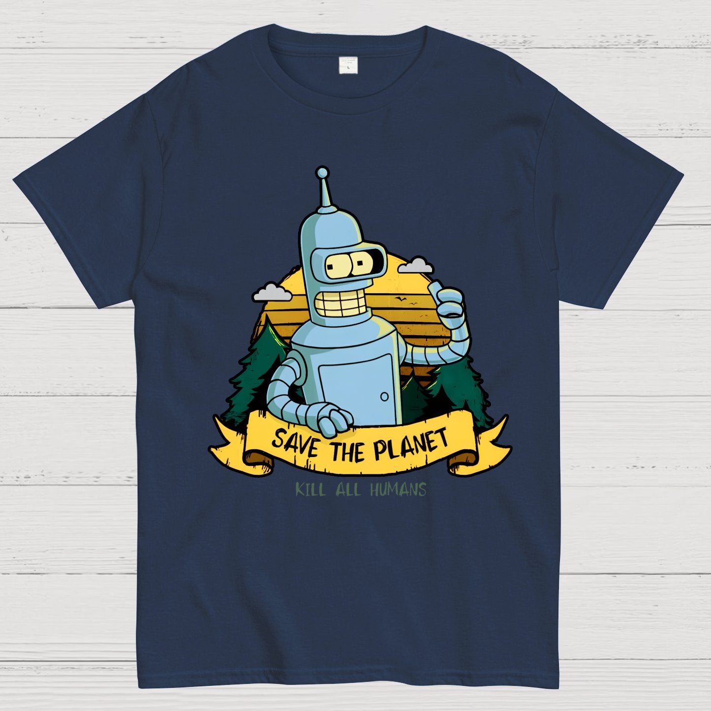 Save The Planet Kill All Humans Geek T-Shirt