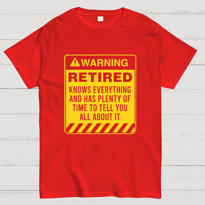 Retired Warning Geek T-Shirt