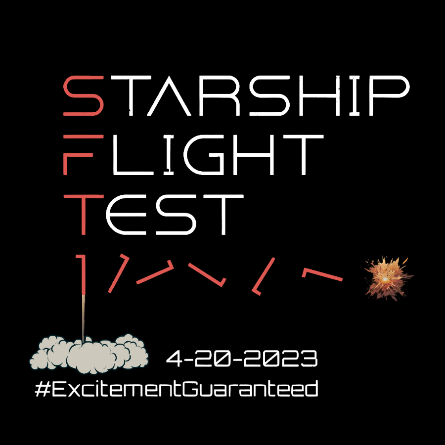 Starship Flight Test Milestone SFT1 Geek T-Shirt