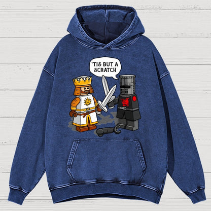 King Vs Knight Vintage Distressed Hoodie