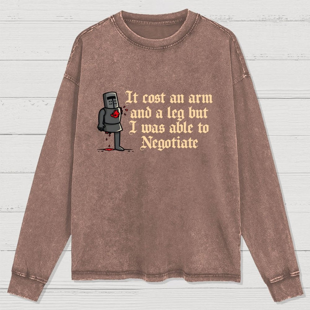 The Negotiation Washed Long Sleeve Tee