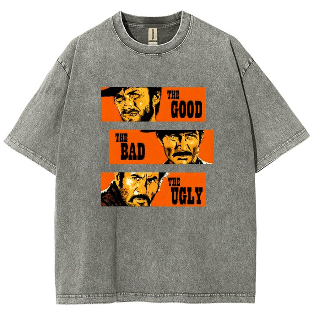 The Good The Bad The Ugly Vintage Distressed T-shirt