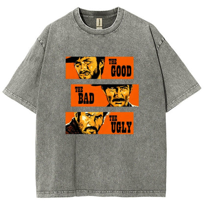 The Good The Bad The Ugly Vintage Distressed T-shirt