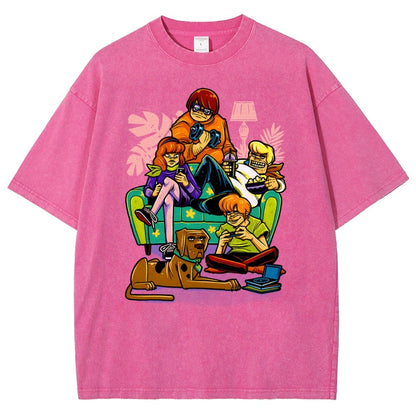 Stay Home Squad Vintage Distressed T-shirt