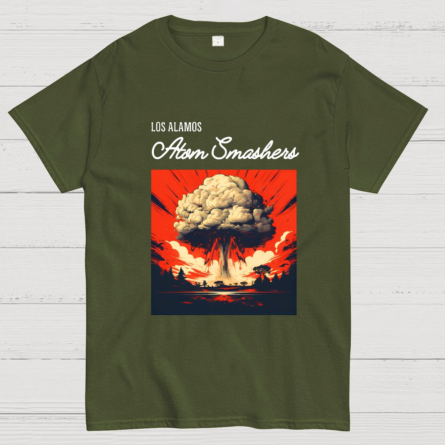 Los Alamos Atom Smashers Geeky T-Shirt