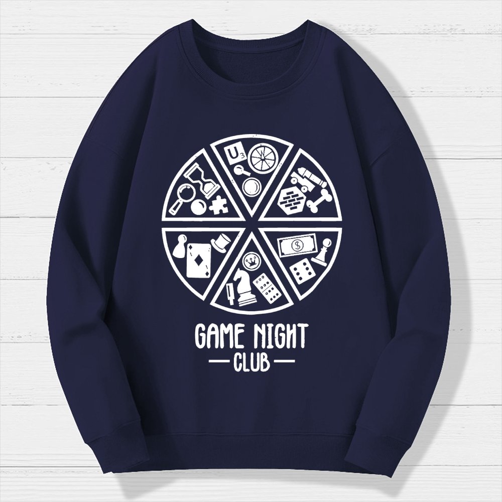 Game Night Club Geek Cotton Sweatshirt