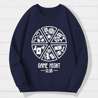 Game Night Club Geek Cotton Sweatshirt