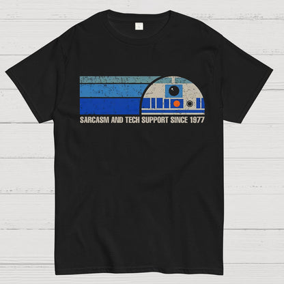 Providing Sarcasm and Tech Support Since 1977 Geek T-Shirt