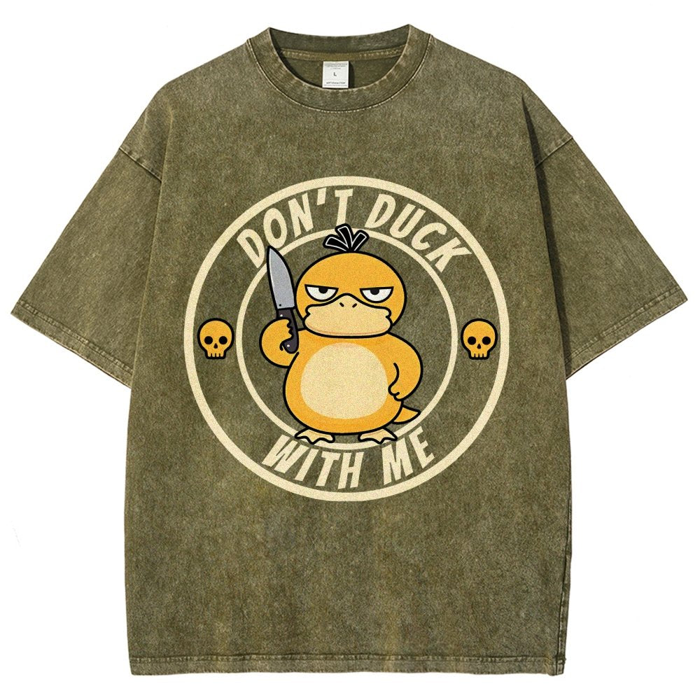 Don't Duck With Me Vintage Distressed T-shirt