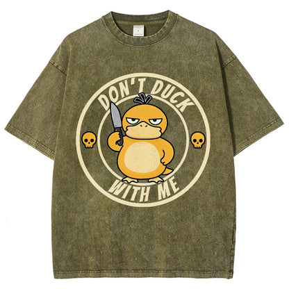 Don't Duck With Me Vintage Distressed T-shirt