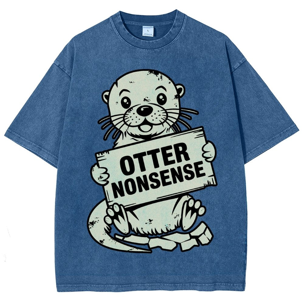 Otterly Nonsensical Vintage Distressed T-shirt