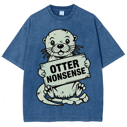 Otterly Nonsensical Vintage Distressed T-shirt
