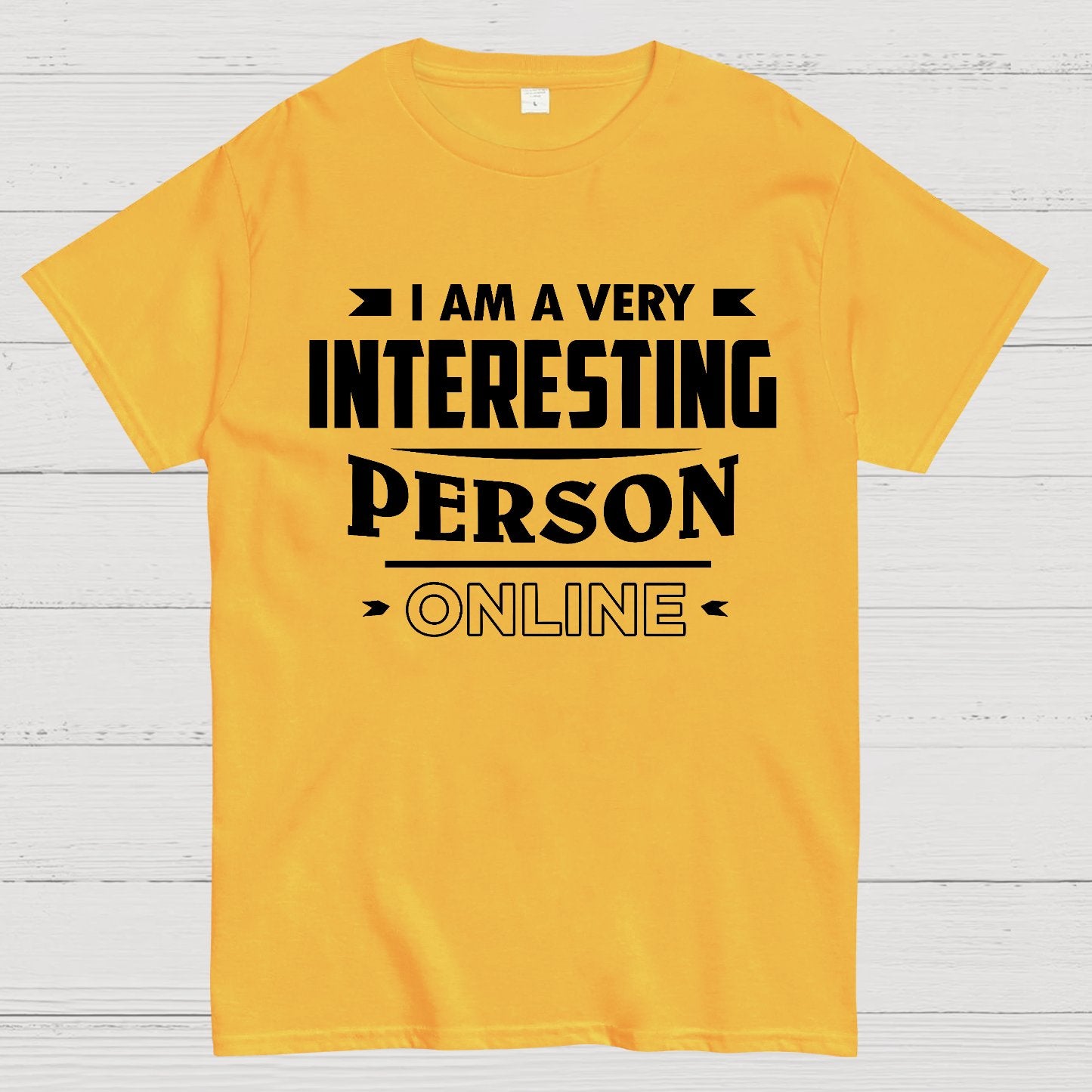 I Am A Very Interesting Person ONLINE Geek T-Shirt