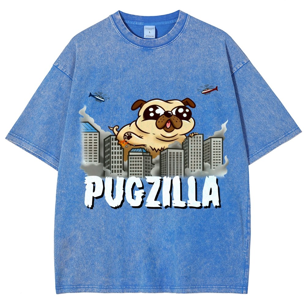 Pugzilla Vintage Distressed T-shirt