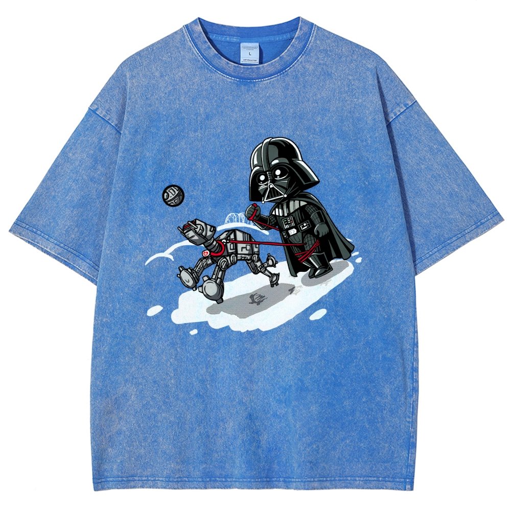 Even villains need to walk their pets Vintage Distressed T-shirt