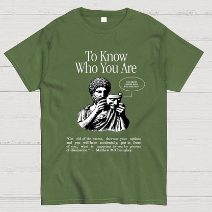 To Know Who You Are Geek T-Shirt