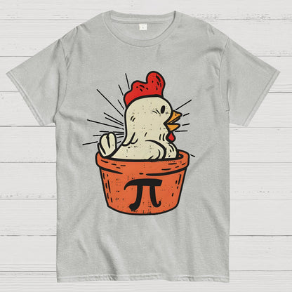 Funny Chicken Pot Pi Geek T-Shirt
