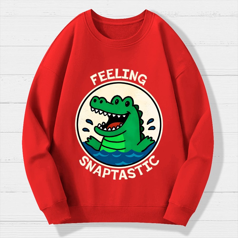 Feeling Snaptastic Geek Cotton Sweatshirt