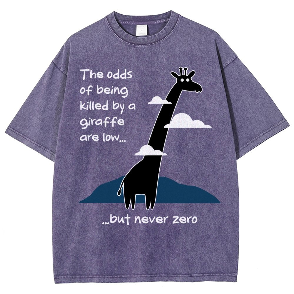 Killer Giraffe Vintage Distressed T-shirt
