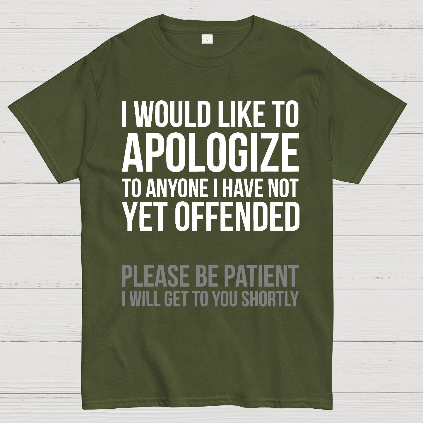 I Apologize | Sarcasm Geek T-Shirt