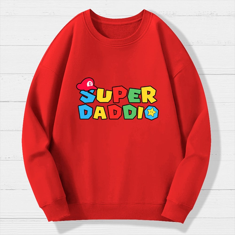Super Daddio Geek Cotton Sweatshirt