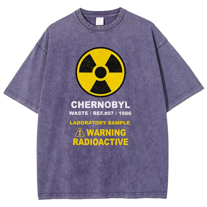 Chernobyl Warning Vintage Distressed T-shirt