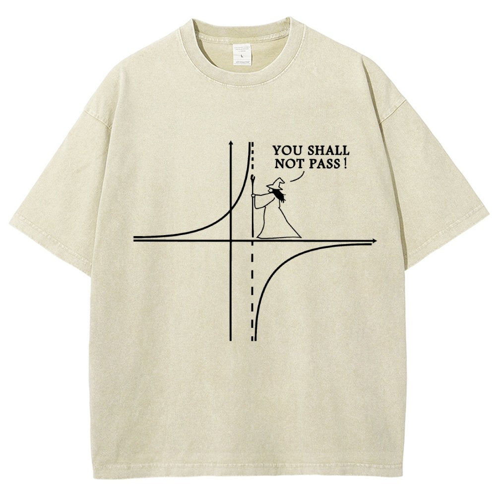 You Shall Not Pass Vintage Distressed T-shirt