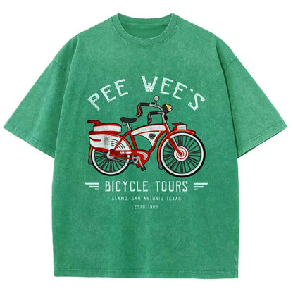 Buddy's Bicycle Tours Vintage Distressed T-shirt