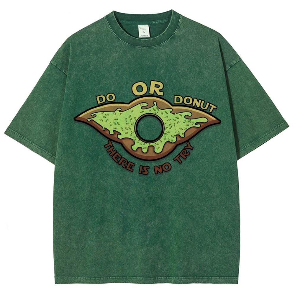 Do or Donut There is no try Vintage Distressed T-shirt