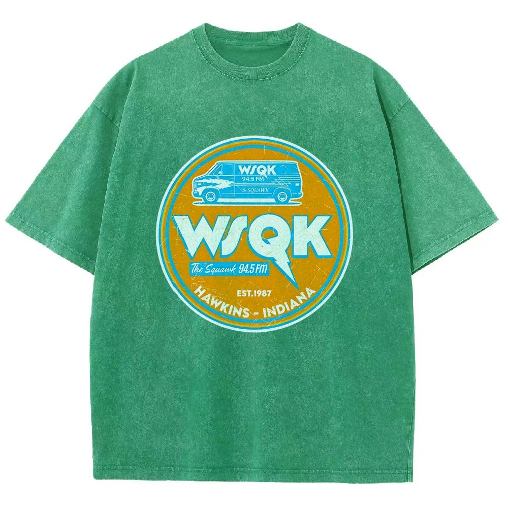 WSQK the Squawk Vintage Distressed T-shirt