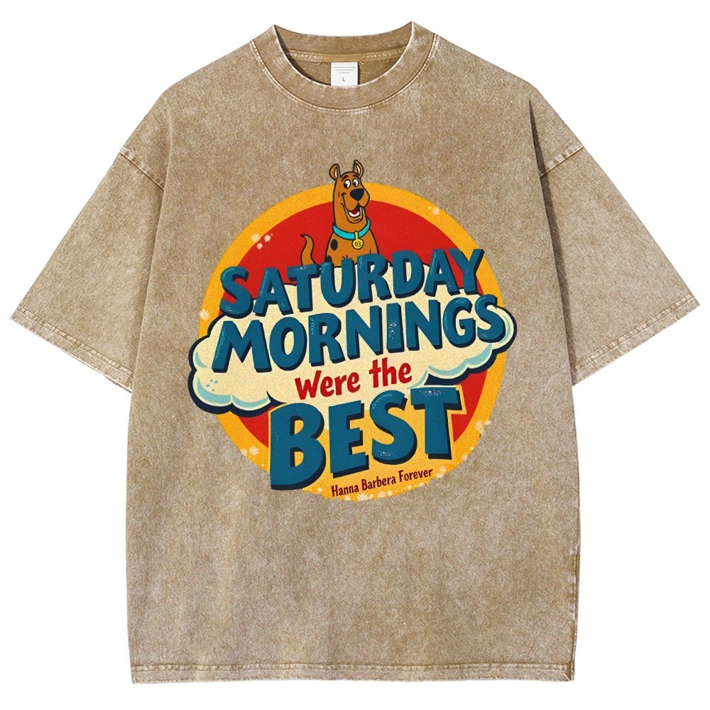 80s Saturday Morning Vintage Distressed T-shirt