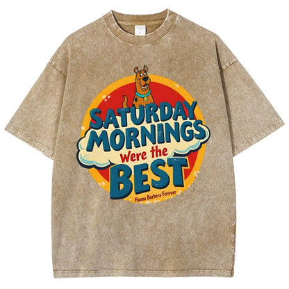 80s Saturday Morning Vintage Distressed T-shirt