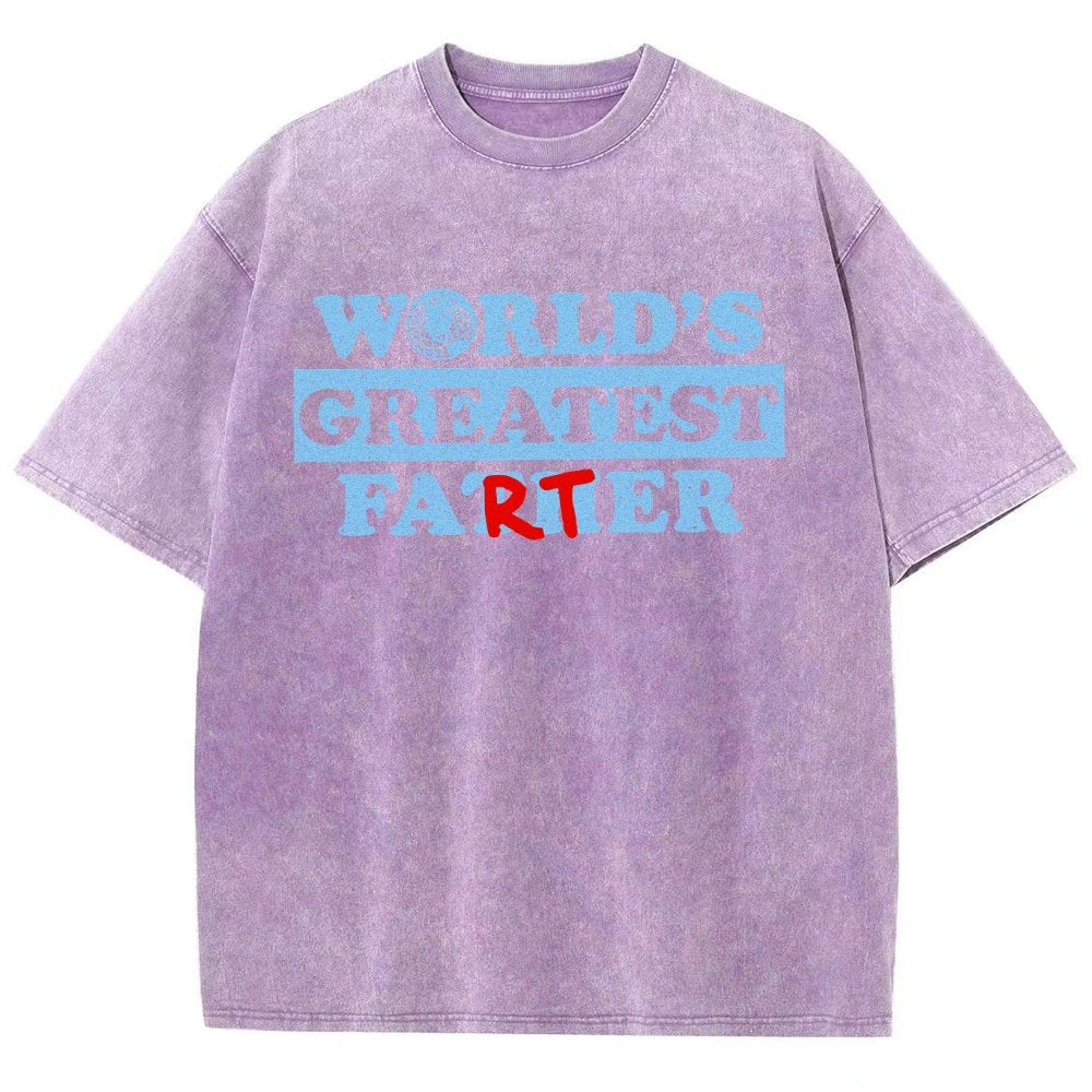 Father's Day Farter Vintage Distressed T-shirt