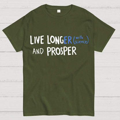Live Long And Prosper Geek T-Shirt