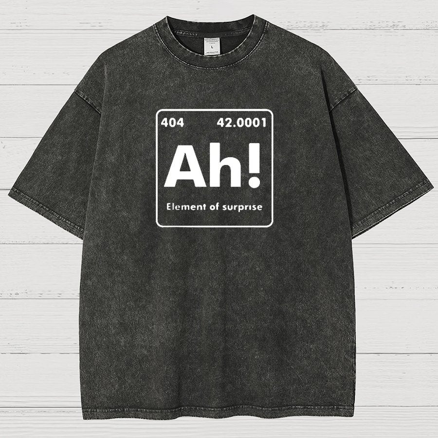 Ah! The Element Of Surprise Vintage Distressed T-shirt
