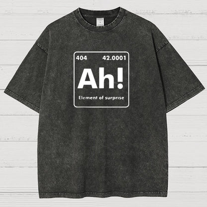 Ah! The Element Of Surprise Vintage Distressed T-shirt
