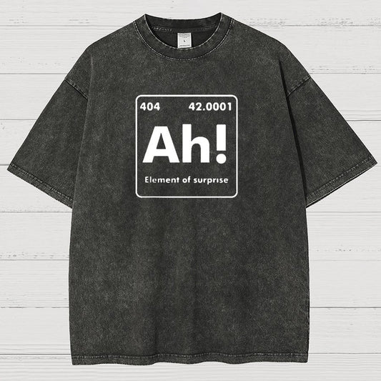Ah! The Element Of Surprise Vintage Distressed T-shirt