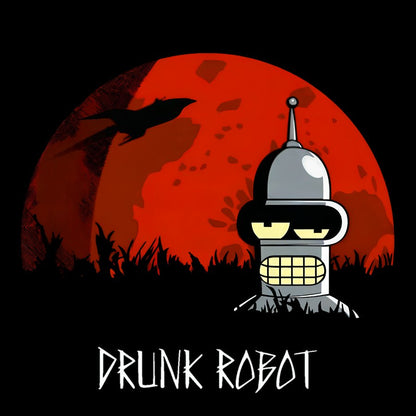 Drunk Robot Geek T-Shirt