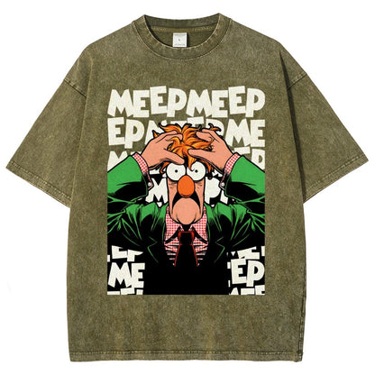 Meep Meep Vintage Distressed T-shirt