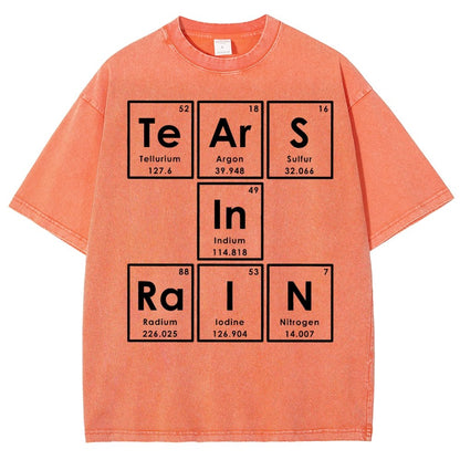 TeArS In RaIN Essential Vintage Distressed T-shirt