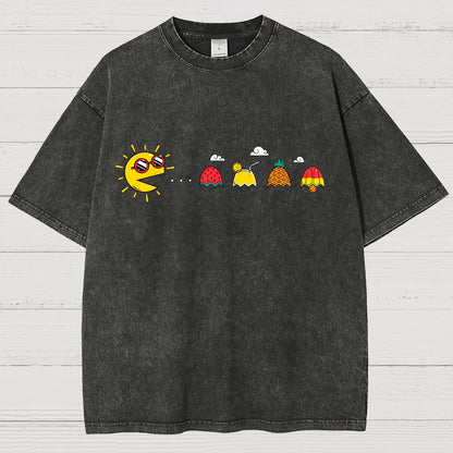 PAC-SUMMER Vintage Distressed T-shirt
